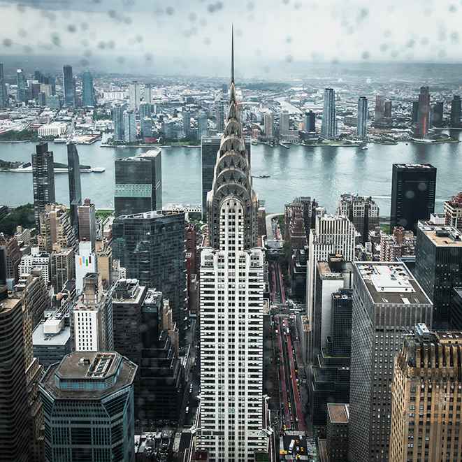 New York sous la pluie- photo by Gilles Vanackere